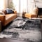 World Rug Gallery Modern Abstract Design Non Shedding Soft Area Rug 5' x 7' Black 402BLACK5x7 - alternate 6